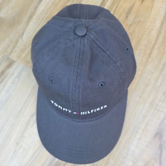 🔸️NWT Tommy Hilfiger Gray Logo Unisex Adjustable Baseball Hat One Size - Picture 9 of 10
